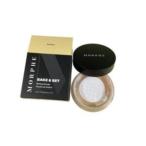 Morphe Bake & Set Setting Powder Banana 0.31 Oz Long-lasting Face Makeup Beauty